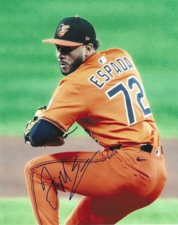 AUTOGRAPHED JOSE ESPADA 8X10 Baltimore Orioles Photo