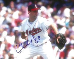 AUTOGRAPHED CHARLES NAGY 8X10 Cleveland Indians Photo