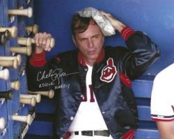 AUTOGRAPHED CHELCIE ROSS "Eddie Harris" 8X10 Cleveland Indians Photo
