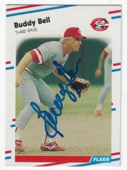 Autographed 1988 Fleer Baseball Cards