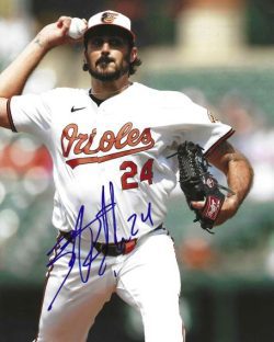 AUTOGRAPHED ZACH EFLIN 8X10 Baltimore Orioles Photo