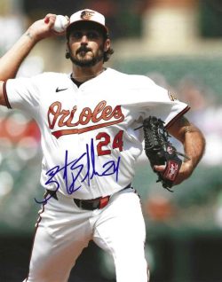 AUTOGRAPHED ZACH EFLIN 8X10 Baltimore Orioles Photo