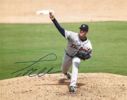 AUTOGRAPHED TY MADDEN 8x10 Detroit Tigers Photo