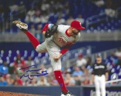 AUTOGRAPHED TIM MAYZA Philadelphia Phillies 8x10 Photo