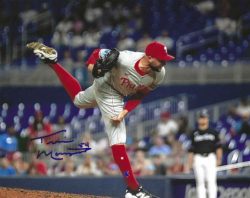 AUTOGRAPHED TIM MAYZA Philadelphia Phillies 8x10 Photo
