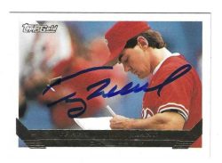 Autographed TERRY MULHOLLAND Philadelphia Phillies 1993 Topps Gold Card