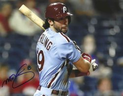 AUTOGRAPHED MATT VIERLING 8X10 Philadelphia Phillies Photo