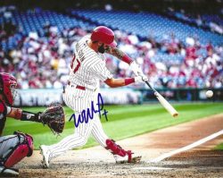 AUTOGRAPHED WESTON WILSON 8X10 Philadelphia Phillies Photo