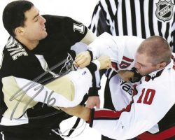 Autographed PAUL BISSONNETTE 8x10 Pittsburgh Penguins Photo