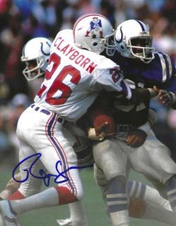 AUTOGRAPHED RAYMOND CLAYBORN New England Patriots 8x10 photo