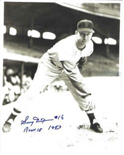 AUTOGRAPHED SONNY DIXON 8X10 Washington Senators Photo
