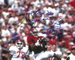 Autographed ANTONIO LANGHAM 8X10 Alabama Crimson Tide Photo