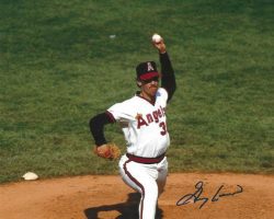 AUTOGRAPHED GARY LUCAS 8X10 California Angels Photo