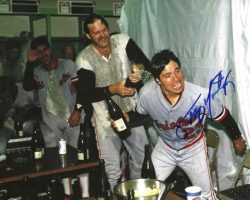 AUTOGRAPHED  TIPPY MARTINEZ 8x10 Baltimore Orioles Photo