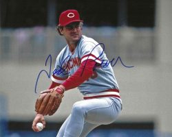 AUTOGRAPHED TED POWER 8X10 Cincinnati Reds Photo