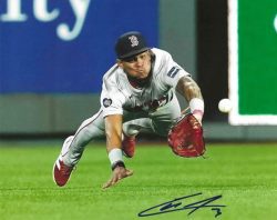 AUTOGRAPHED CEDDANNE RAFALEA 8X10 Boston Red Sox photo
