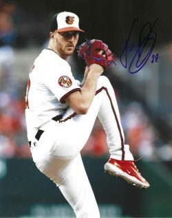 AUTOGRAPHED TREVOR ROGERS 8X10 Baltimore Orioles Photo