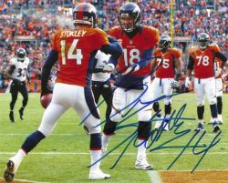Autographed BRANDON STOKELEY 8X10 Denver Broncos Photo