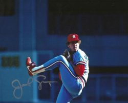 AUTOGRAPHED JOHN STUPER 8x10 St. Louis Cardinals photo