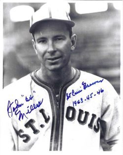 AUTOGRAPHED JOHN OX MILLER 8X10 St. Louis Browns Photo