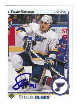 Autographed 1990-91 Upper Deck Hockey Cards