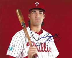 Autographed GABRIEL RINCONES 8X10 Philadelphia Phillies Photo