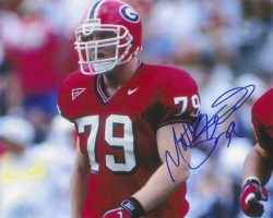 Autographed MATT STINCHCOMB 8x10 Georgia Bulldogs Photo