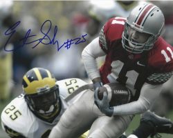 Autographed ERNEST SHAZOR 8x10 Michigan Wolverines Photo