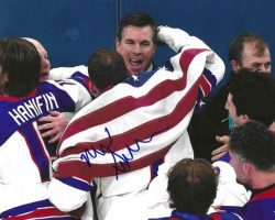 Autographed MIKE SULLIVAN 8X10 Team USA 2026 Gold Photo
