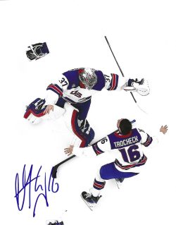 Autographed VINCENT TROCHECK 8X10 Team USA 2026 Gold Photo