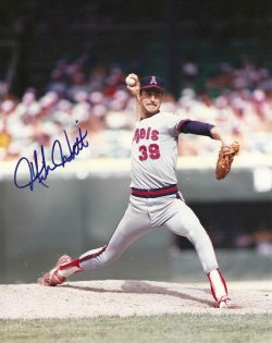 AUTOGRAPHED MIKE WITT 8X10 California Angels Photo