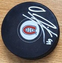 Autographed OLIVER KAPANEN Montreal Canadiens Hockey Puck