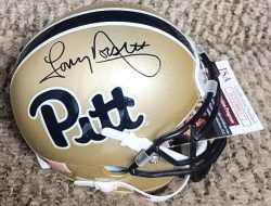 Autographed TONY DORSETT Pitt Panthers Mini Helmet with JSA COA