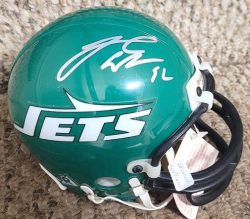 Autographed LEONARD WILLIAMS New York Jets Mini Helmet