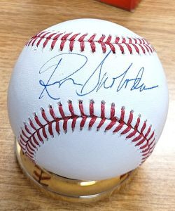 Autographed RON SWOBODA Official Major League Baseball