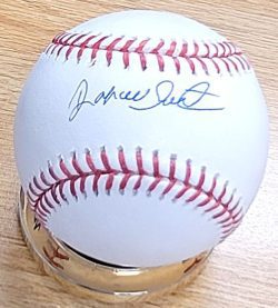 Autographed RAFAEL SANTANA Official Major League Baseball