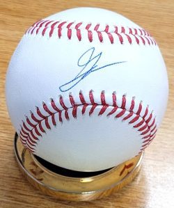 Autographed GAGE WOOD Official Major League Baseball
