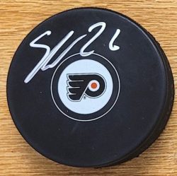 Autographed SEAN WALKER Philadelphia Flyers Hockey Puck