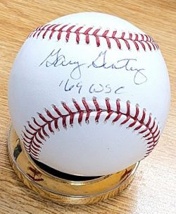 Autographed GARY GENTRY "69 WSC" Official Major League Baseball