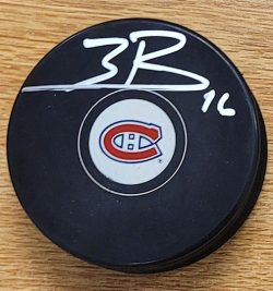 Autographed ZACHARY BOLDUC Montreal Canadiens Hockey Puck