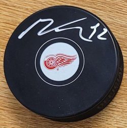 AUTOGRAPHED MARCO KASPER Detroit Red Wings Hockey Puck