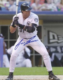 AUTOGRAPHED JOSE CANSECO 8X10 Chicago White Sox photo