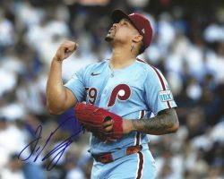 AUTOGRAPHED JHOAN DURAN Philadelphia Phillies 8x10 Photo