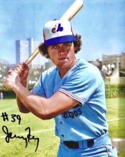 AUTOGRAPHED JERRY FRY 8X10 Montreal Expos Photo
