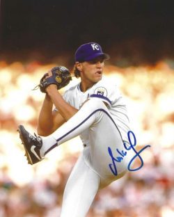 AUTOGRAPHED MARK GUBICZA 8x10 Kansas City Royals Photo