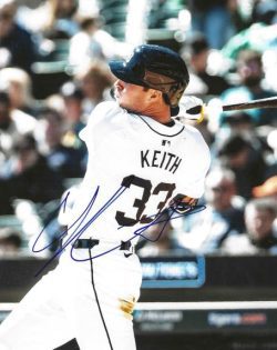 AUTOGRAPHED COLT KEITH 8x10 Detroit Tigers Photo