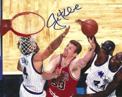 Autographed JOE KLEINE 8x10 Chicago Bulls Photo