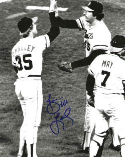 AUTOGRAPHED BILL LASKEY 8X10 San Francisco Giants Photo