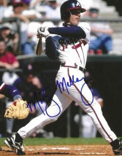 AUTOGRAPHED MARTY MALLOY 8X10 Atlanta Braves photo