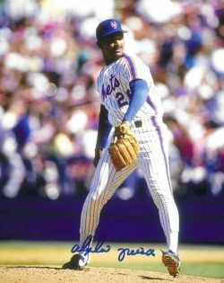 AUTOGRAPHED ALEJANDRO PENA 8x10 New York Mets photo